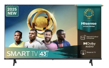 Hisense TV FHD 43 Inch A4Q Smart TV