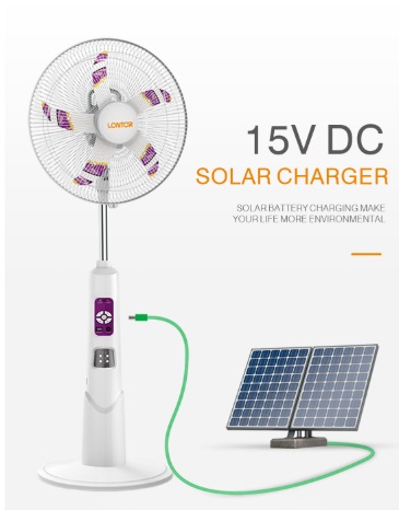 LONTOR RECHARGEBLE STANDING FAN CTL-CF034-16