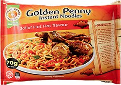 Golden Penny Jollof Hot Hot Noodles 70g x 10