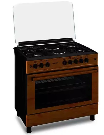 Maxi Gas Cooker 60x90 CM (4+2) Burners Wood