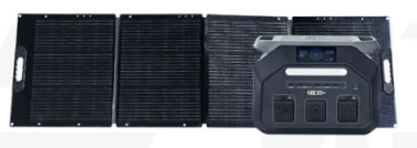 LIGHT NAIJA 1800W Portable Solar Inverter with 500w fixed panel and extra 200w mobile panel